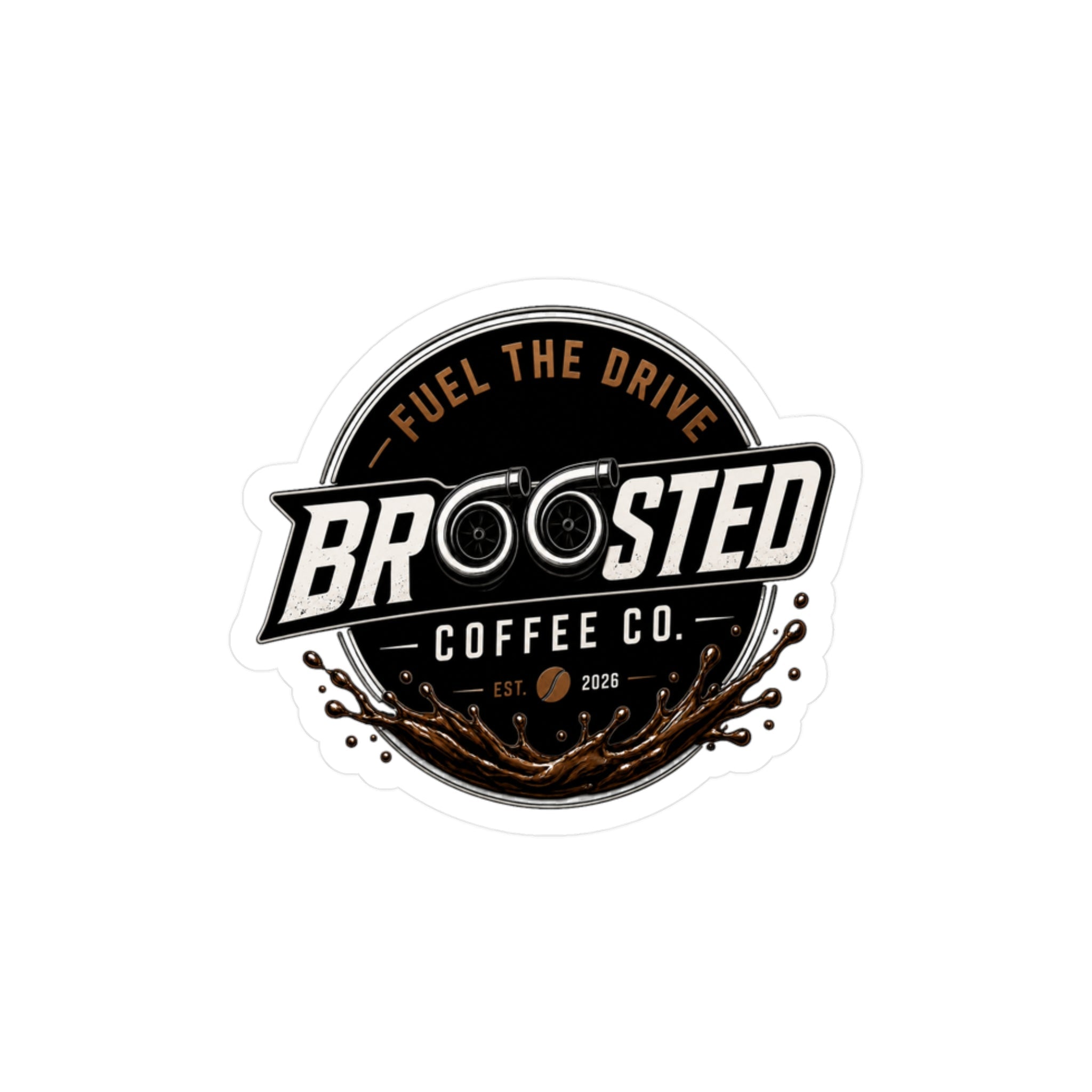 Broosted Coffee Co. Sticker - Broosted Coffee Co.PrintifyBroosted Coffee Co.