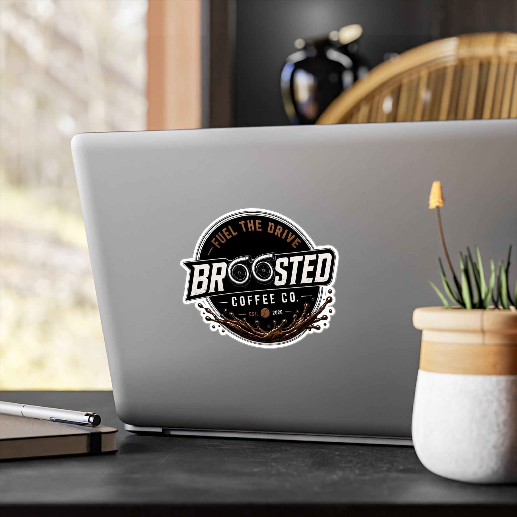 Broosted Coffee Co. Sticker - Broosted Coffee Co.PrintifyBroosted Coffee Co.