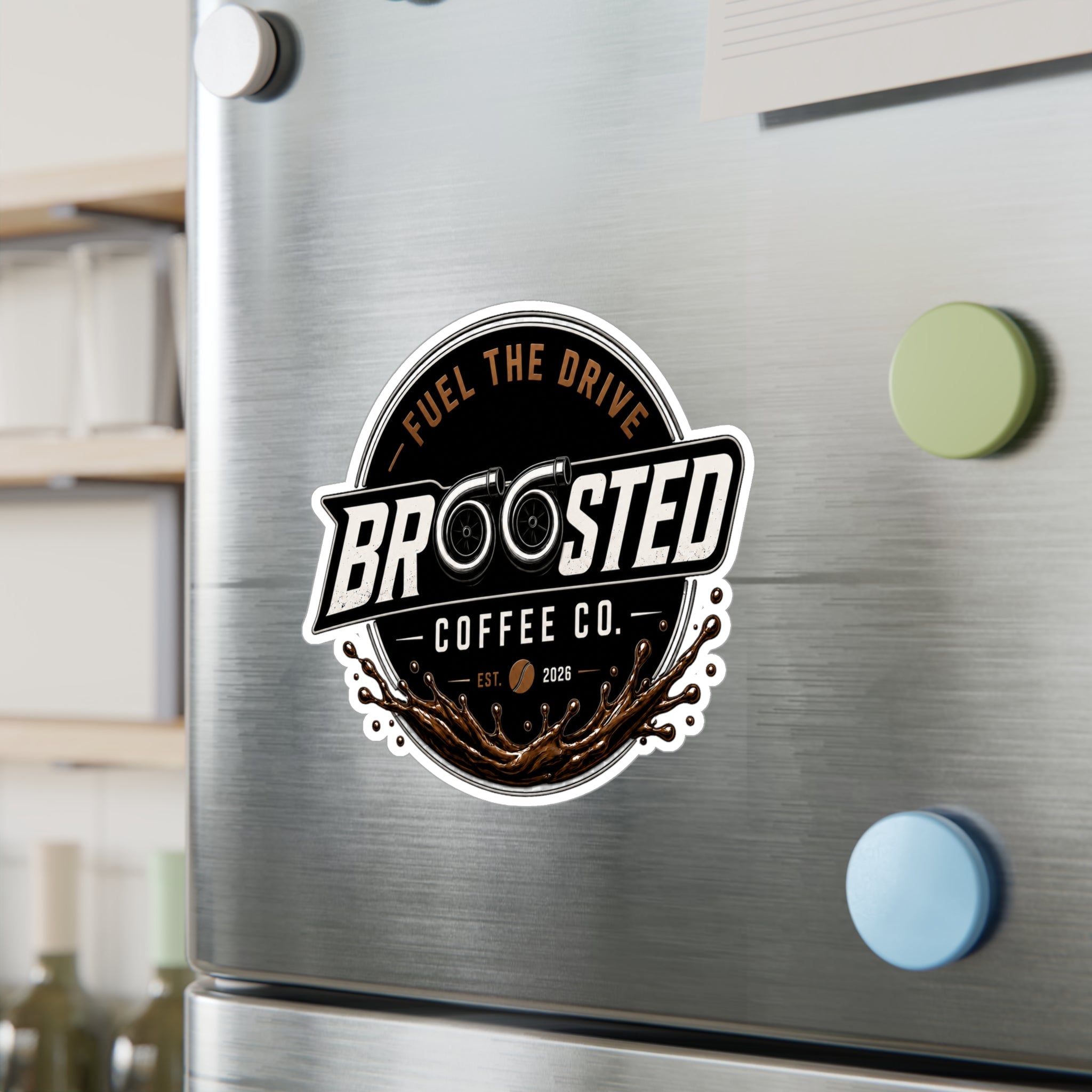Broosted Coffee Co. Sticker - Broosted Coffee Co.PrintifyBroosted Coffee Co.
