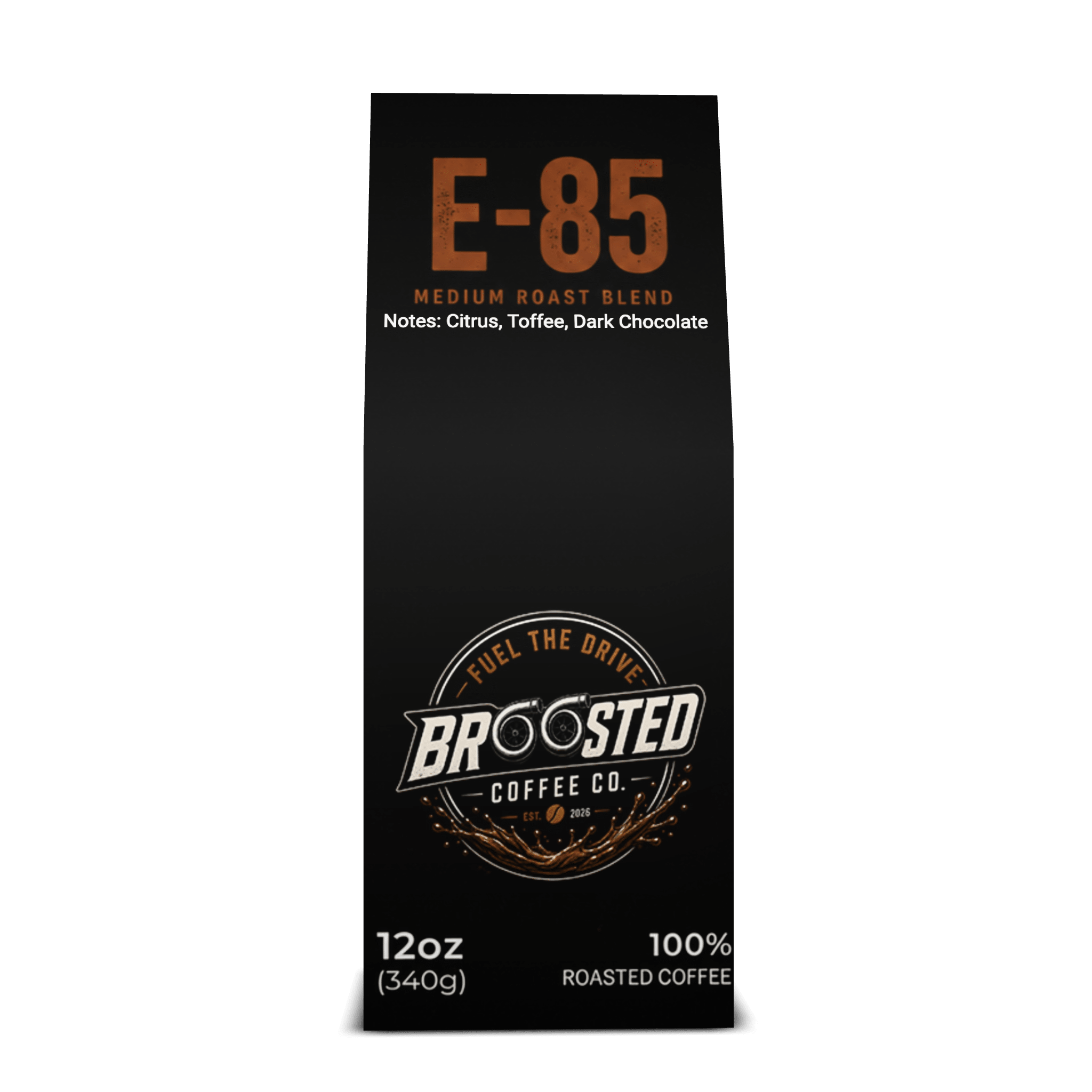 E-85 High-Octane Roast: Maximum Performance Coffee - Broosted Coffee Co.Broosted Coffee Co.Broosted Coffee Co.