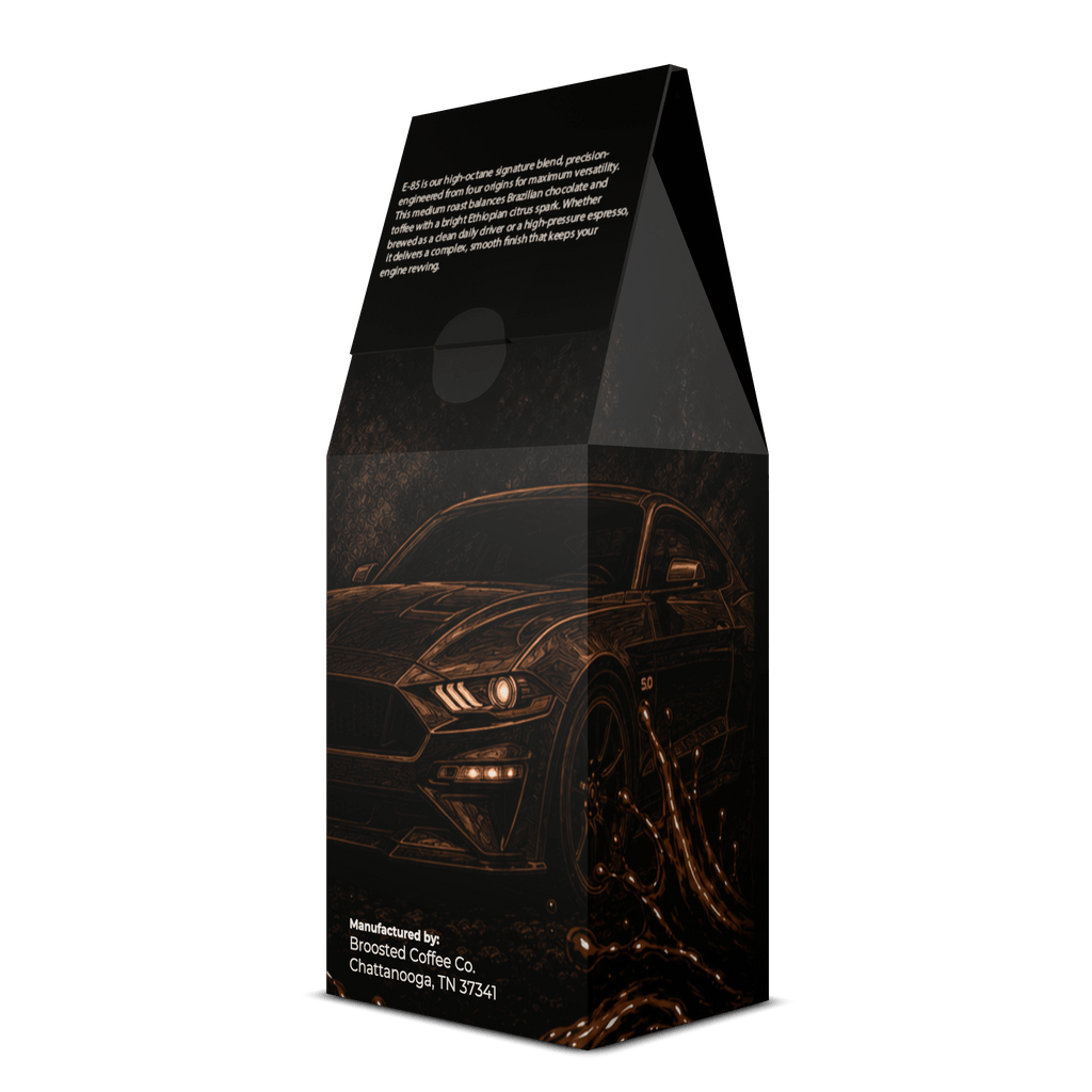 E-85 High-Octane Roast: Maximum Performance Coffee - Broosted Coffee Co.Broosted Coffee Co.Broosted Coffee Co.