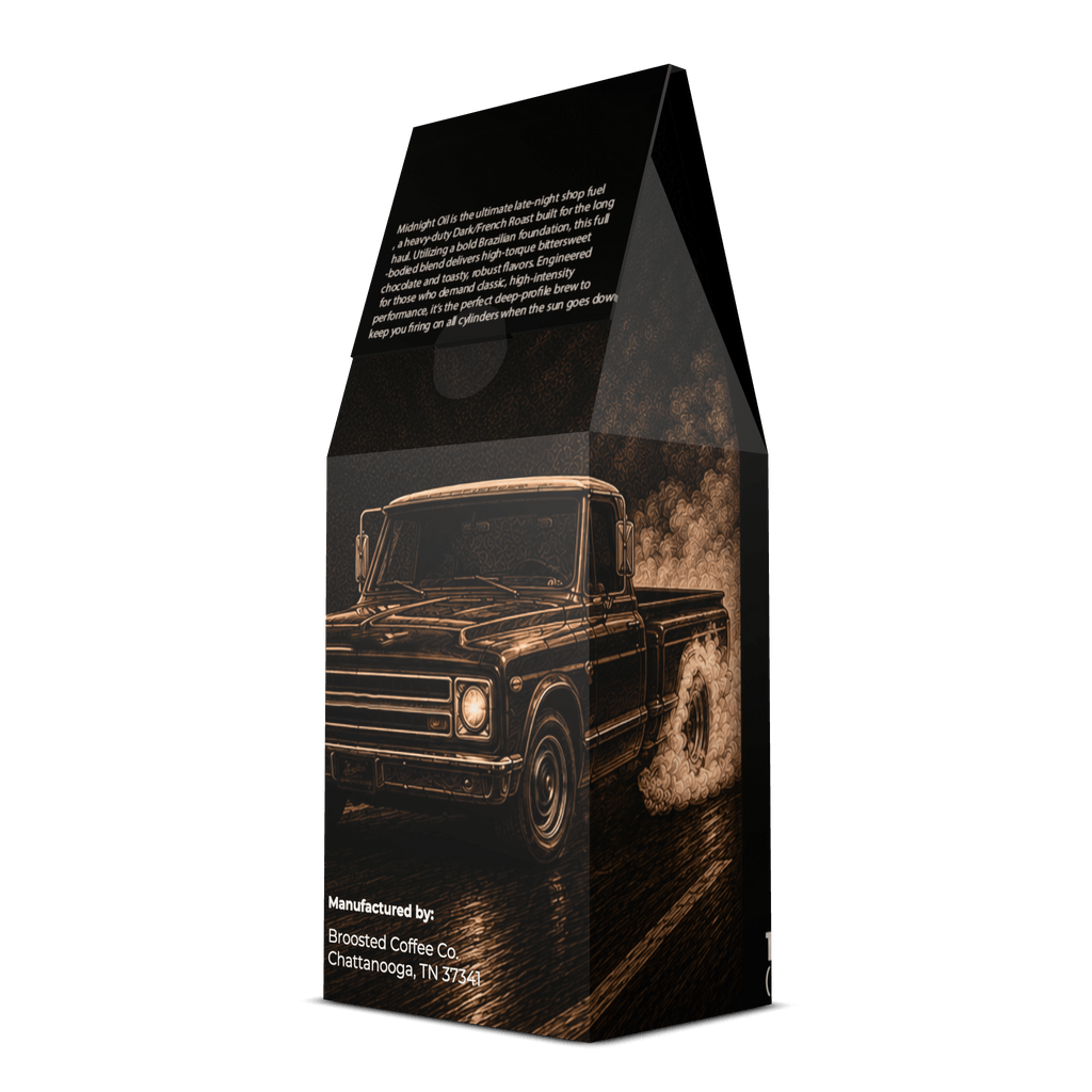Midnight Oil | Dark Roast Coffee Blend - Broosted Coffee Co.Broosted Coffee Co.Broosted Coffee Co.