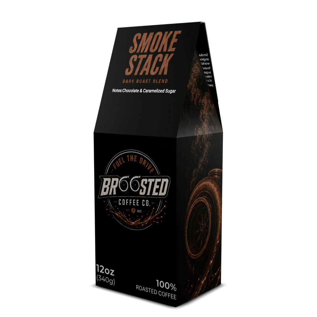 Smoke Stack Medium-Dark Roast Coffee Blend - Broosted Coffee Co.Broosted Coffee Co.Broosted Coffee Co.