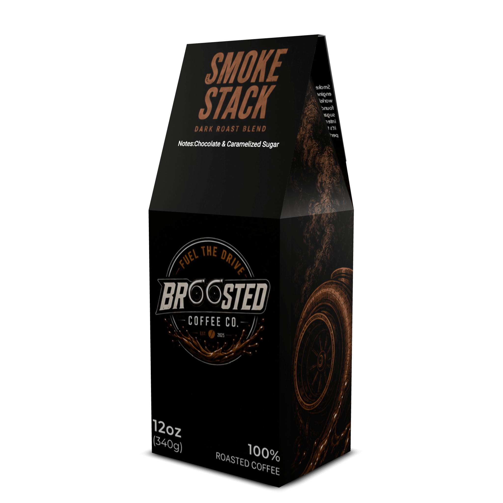 Smoke Stack Medium-Dark Roast Coffee Blend - Broosted Coffee Co.Broosted Coffee Co.Broosted Coffee Co.