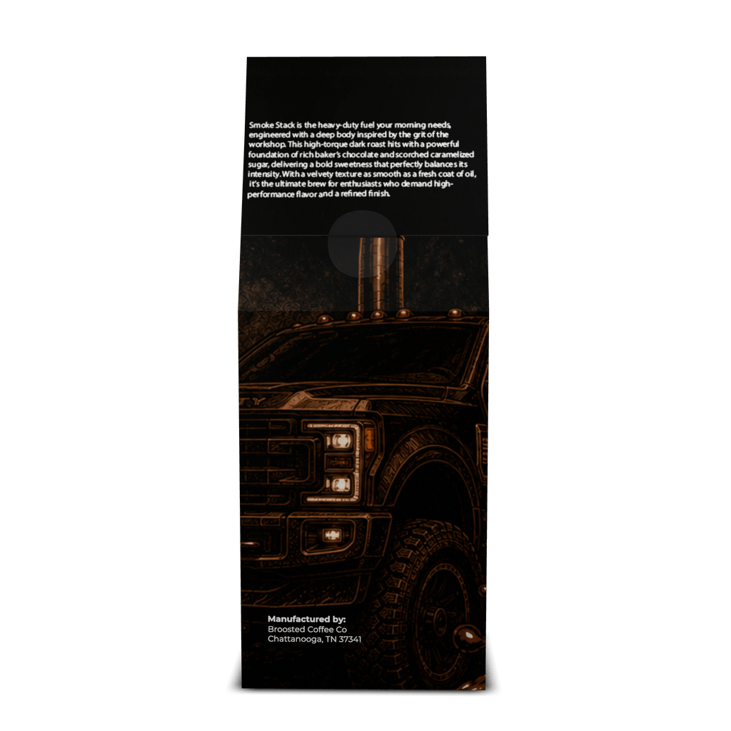 Smoke Stack Medium-Dark Roast Coffee Blend - Broosted Coffee Co.Broosted Coffee Co.Broosted Coffee Co.