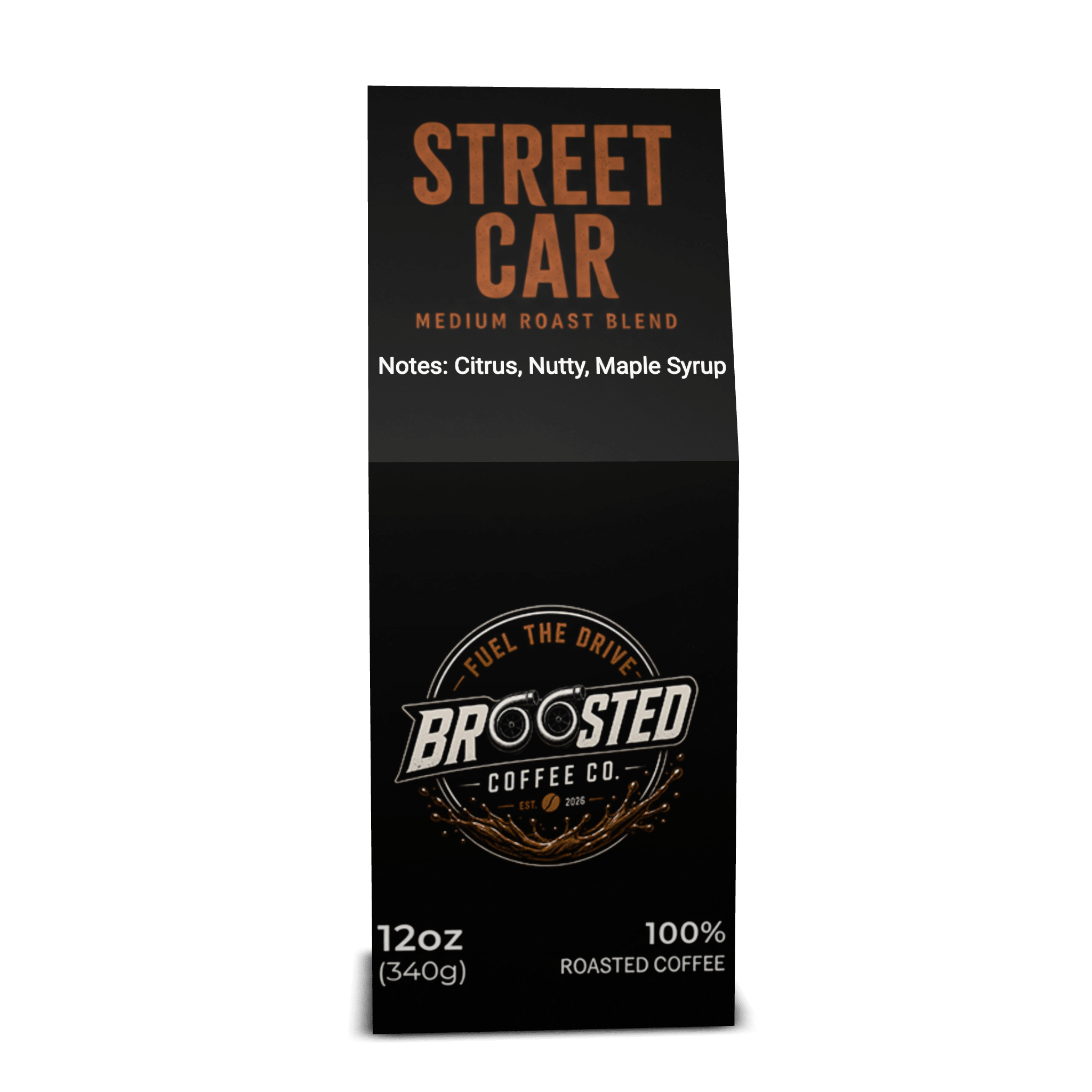 Street Car Medium-Dark Roast Coffee Blend - Broosted Coffee Co.Broosted Coffee Co.Broosted Coffee Co.