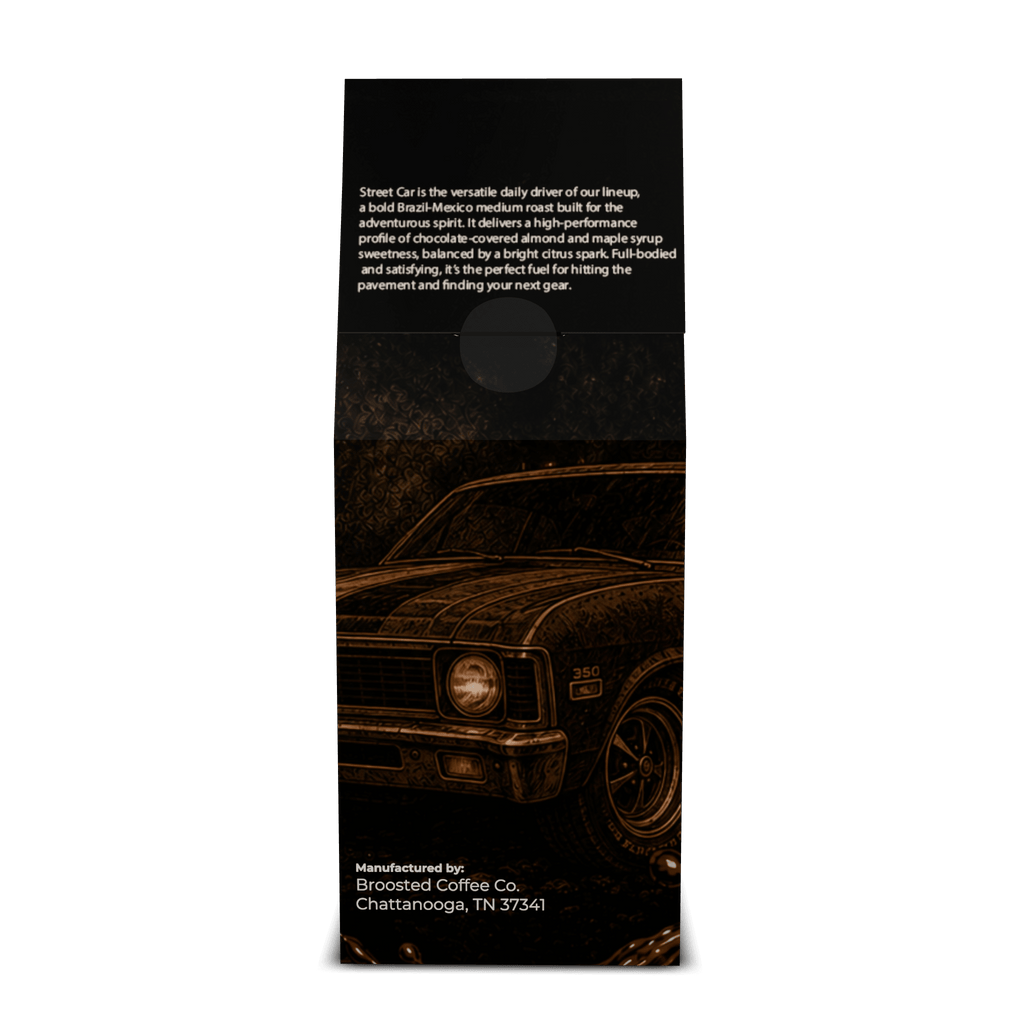 Street Car Medium-Dark Roast Coffee Blend - Broosted Coffee Co.Broosted Coffee Co.Broosted Coffee Co.