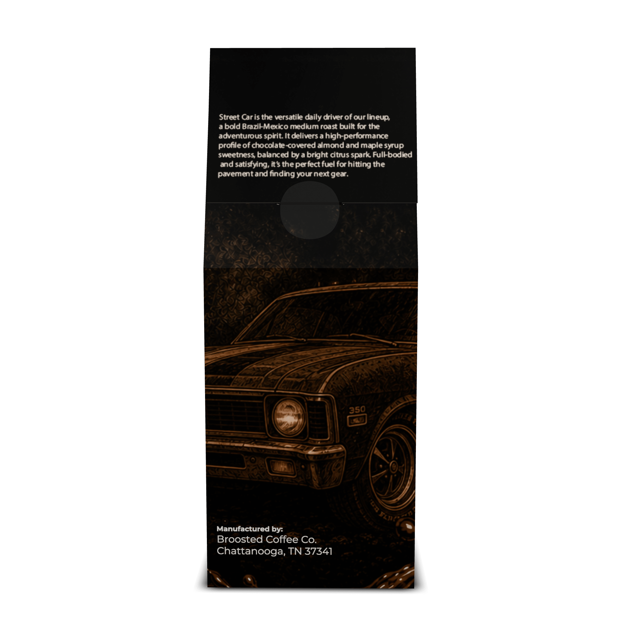 Street Car Medium-Dark Roast Coffee Blend - Broosted Coffee Co.Broosted Coffee Co.Broosted Coffee Co.